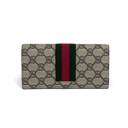 Gucci Supreme Web Long Wallet - Image 4