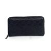 YSL Black Grained Leather Card Holder with Gold 13