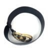 Gucci Marmont 3″ Extra Wide Black Leather Belt Double G Size 85 #2 8