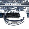 CHRISTIAN DIOR Canvas Embroidered Large Palm Tree Toile De Jouy Book Tote Blue Multicolor 10