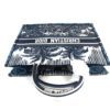 CHRISTIAN DIOR Canvas Embroidered Large Palm Tree Toile De Jouy Book Tote Blue Multicolor 9