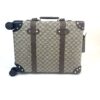 Gucci Supreme Monogram Globe-Trotter Carry-On Brown Limited Edition 22