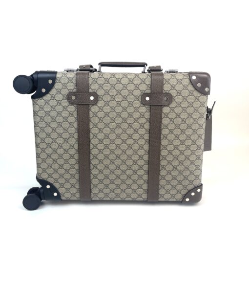 Gucci Supreme Monogram Globe-Trotter Carry-On Brown Limited Edition 22