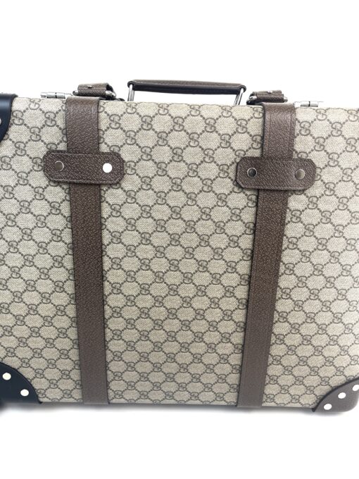 Gucci Supreme Monogram Globe-Trotter Carry-On Brown Limited Edition 19