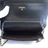 CHANEL Black Classic Wallet On Chain WOC Crossbody Lambskin SHW (Copy) 5
