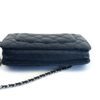 CHANEL Black Classic Wallet On Chain WOC Crossbody Lambskin SHW (Copy) 9