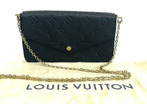 Louis Vuitton Black Empreinte Felicie Crossbody With 2 Inserts 4