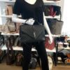 YSL Saint Laurent College Large Quilted Black Leather V-Flap Shoulder Bag Silver (Copy) 3
