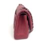 Chanel Caviar Quilted Jumbo Double Flap Deep Red Silver Series 14 13