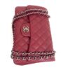 Chanel Caviar Quilted Jumbo Double Flap Deep Red Silver Series 14 12