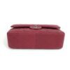 Chanel Caviar Quilted Jumbo Double Flap Deep Red Silver Series 14 20