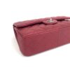 Chanel Caviar Quilted Jumbo Double Flap Deep Red Silver Series 14 21