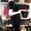 Chanel Hot Pink Medium Double Flap Chevron Lambskin Leather Bag with Gold Hardware 15