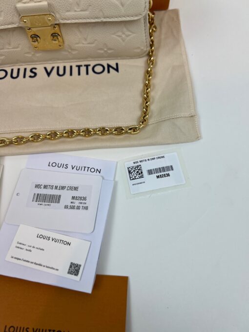 Louis Vuitton Empreinte Metis Wallet On Chain Cream Shoulder Bag WOC - Image 16