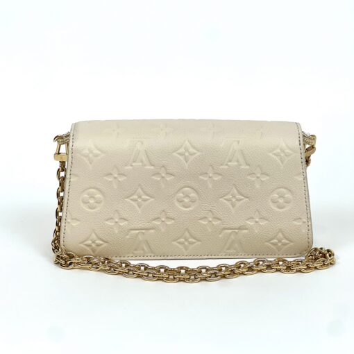 Louis Vuitton Empreinte Metis Wallet On Chain Cream Shoulder Bag WOC - Image 4