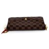 Louis Vuitton Damier Ebene Pochette Felicie Crossbody with Cerise Red Interior 12