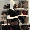 Louis Vuitton Damier Ebene Pochette Felicie Crossbody with Cerise Red Interior 2