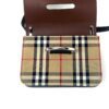 BURBERRY Goatskin Vintage Check Mini D-Ring Bag Black Crossbody 4