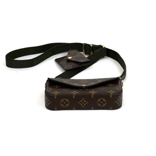 Louis Vuitton Monogram Felicie Strap and Go Khaki 18