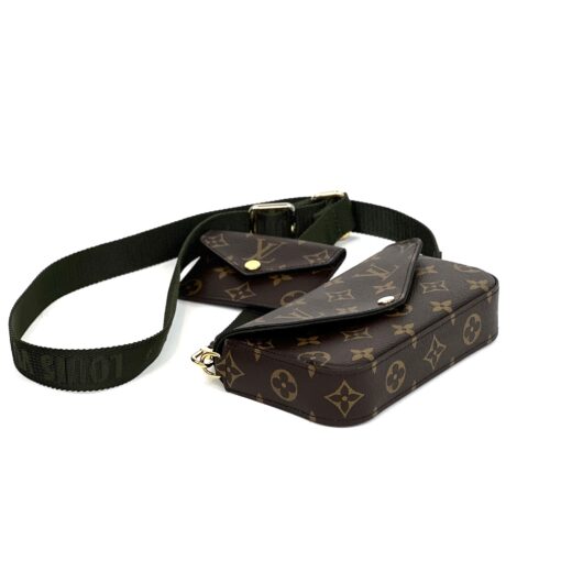 Louis Vuitton Monogram Felicie Strap and Go Khaki 16