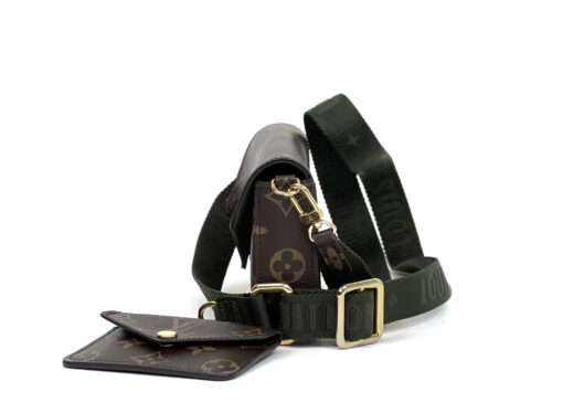 Louis Vuitton Monogram Felicie Strap and Go Khaki - Image 9