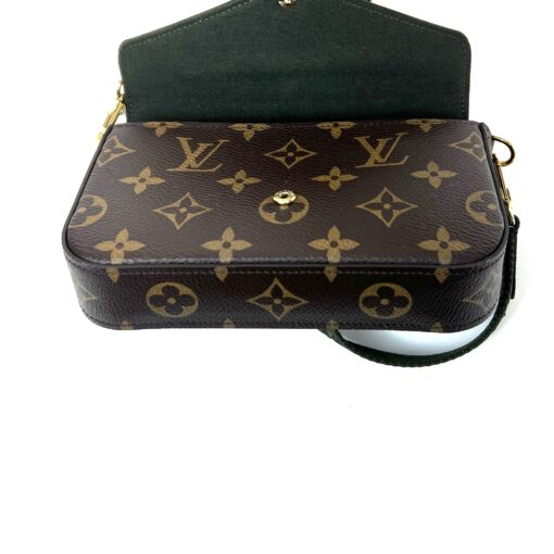 Louis Vuitton Monogram Felicie Strap and Go Khaki 9