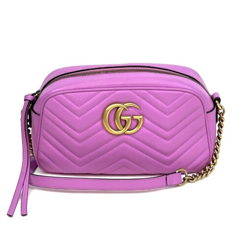 Gucci Marmont Small Pink/Purple Shoulder Bag Crossbody