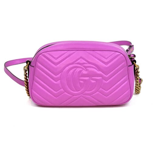 Gucci Marmont Small Pink/Purple Shoulder Bag Crossbody 3