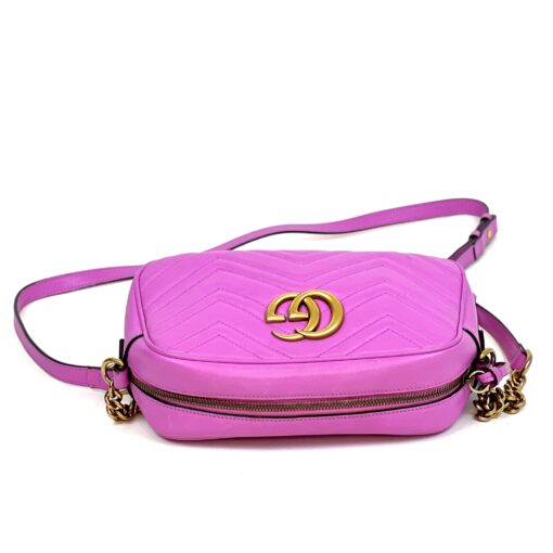 Gucci Marmont Small Pink/Purple Shoulder Bag Crossbody 13