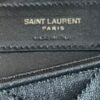YSL Saint Laurent College Large Quilted Black Leather V-Flap Shoulder Bag Silver (Copy) 12
