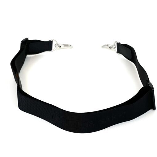 LOUIS VUITTON Canvas Adjustable Bandouliere Strap Black Silver - Image 5