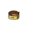 Hermes Collier de Chien 24 Bracelet Brown Gold Hardware T1