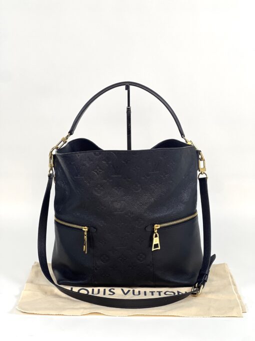 Louis Vuitton Black Empreinte Melie Shoulder Bag Hobo 2