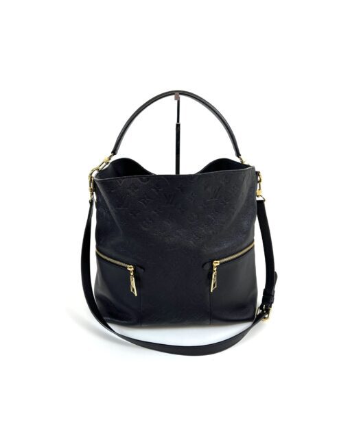 Louis Vuitton Black Empreinte Melie Shoulder Bag Hobo