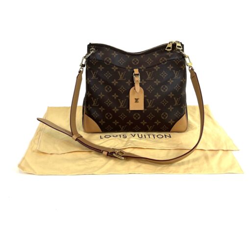 Louis Vuitton Odeon MM Monogram Natural Crossbody NM - Image 3