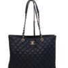 Chanel Black Caviar Classic Large Shopping Tote GHW