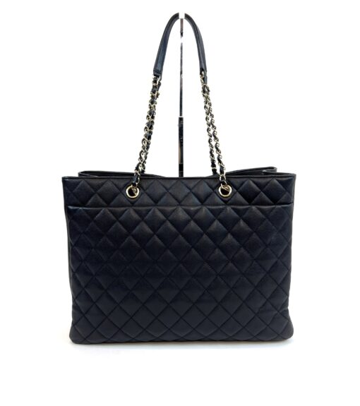 Chanel Black Caviar Classic Large Shopping Tote GHW - Image 5