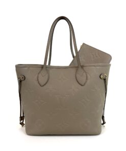 Louis Vuitton Neverfull MM Turtledove Empreinte with Pouch