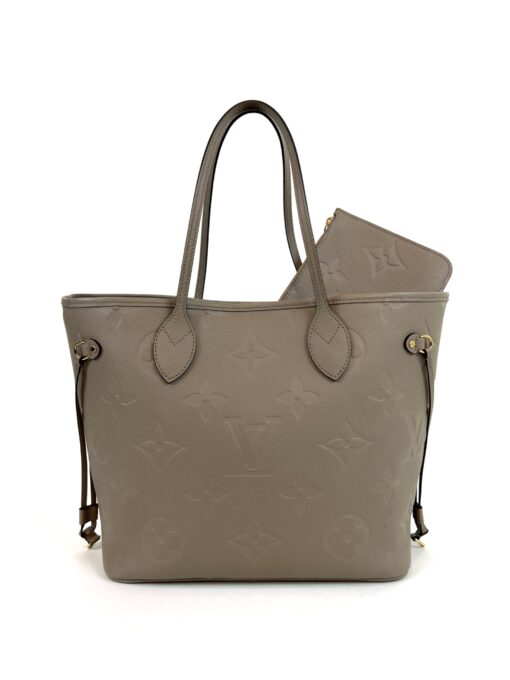 Louis Vuitton Neverfull MM Turtledove Empreinte with Pouch