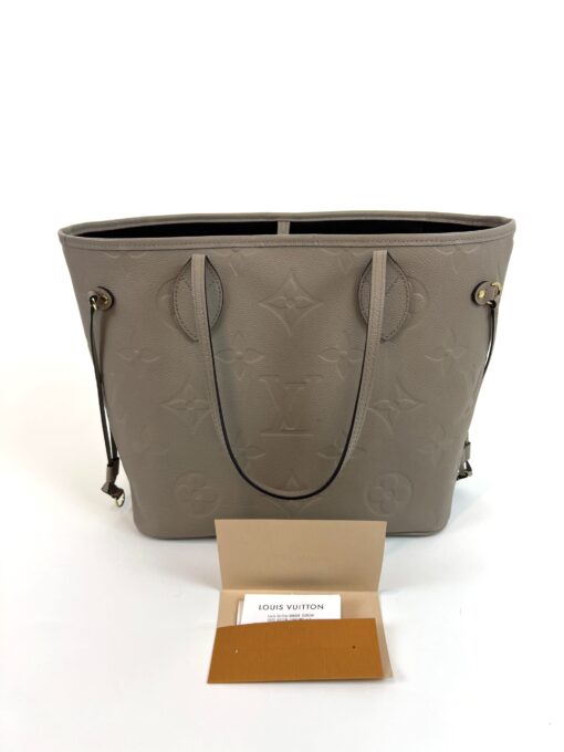 Louis Vuitton Neverfull MM Turtledove Empreinte with Pouch - Image 6