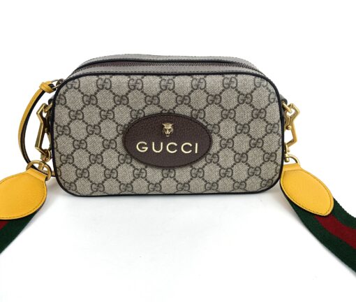 Gucci Supreme Monogram Web Neo Vintage Shoulder Bag Beige New Acero Crop 6