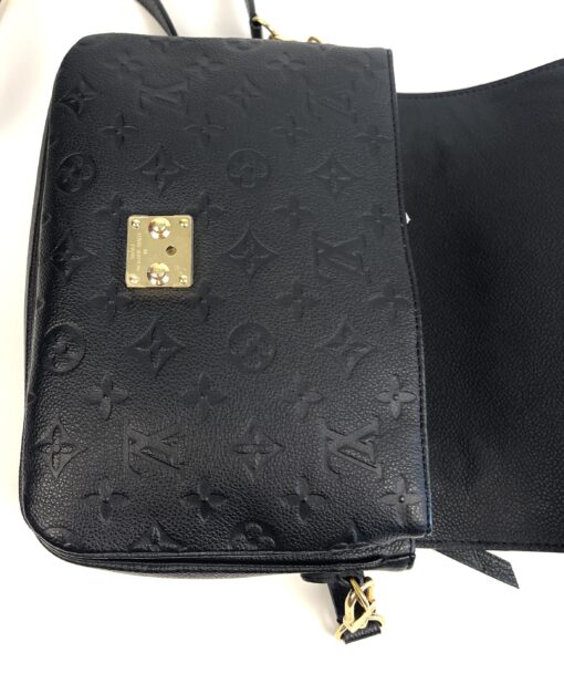 Louis Vuitton Monogram Empreinte Leather Pochette Metis Black Crossbody - Image 17