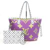 Louis Vuitton Monogram Giant Neverfull MM Pink Lilac With Pouch