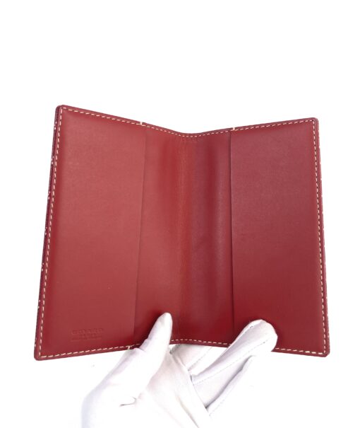 Goyard Goyardine Checkbook Wallet Red - Image 3