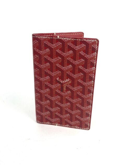 Goyard Goyardine Checkbook Wallet Red