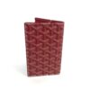 Goyard Goyardine Checkbook Wallet Red 2