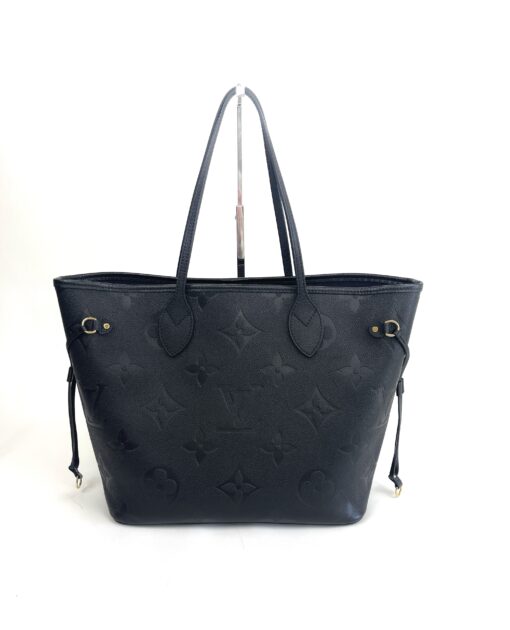 Louis Vuitton Empreinte Monogram Giant Neverfull MM Black With Pouch - Image 5