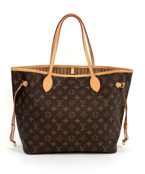 Louis Vuitton Monogram Canvas Beige Neverfull MM - Image 3