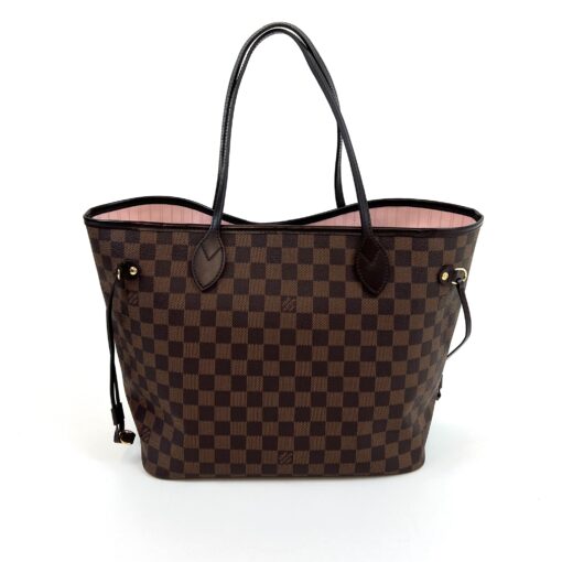 Louis Vuitton Neverfull MM Ebene With Rose Ballerine 4