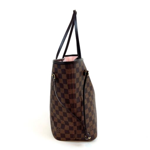 Louis Vuitton Neverfull MM Ebene With Rose Ballerine 6